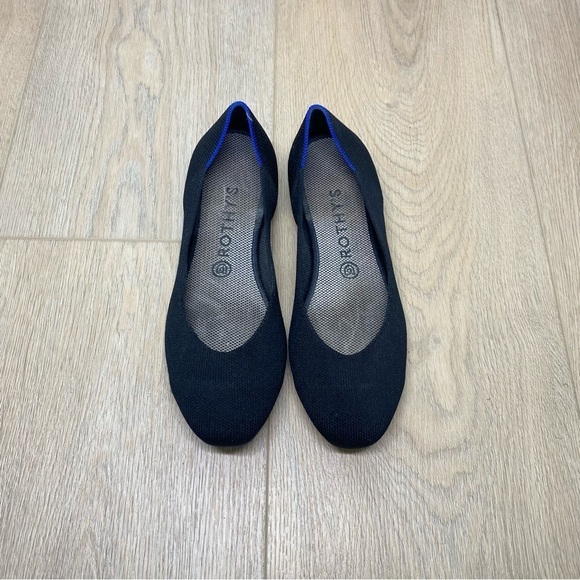 - Rothy’s square toe black - size 9.5 - Picture 1 of 7